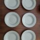 6 assiettes creuses tulowice en grès