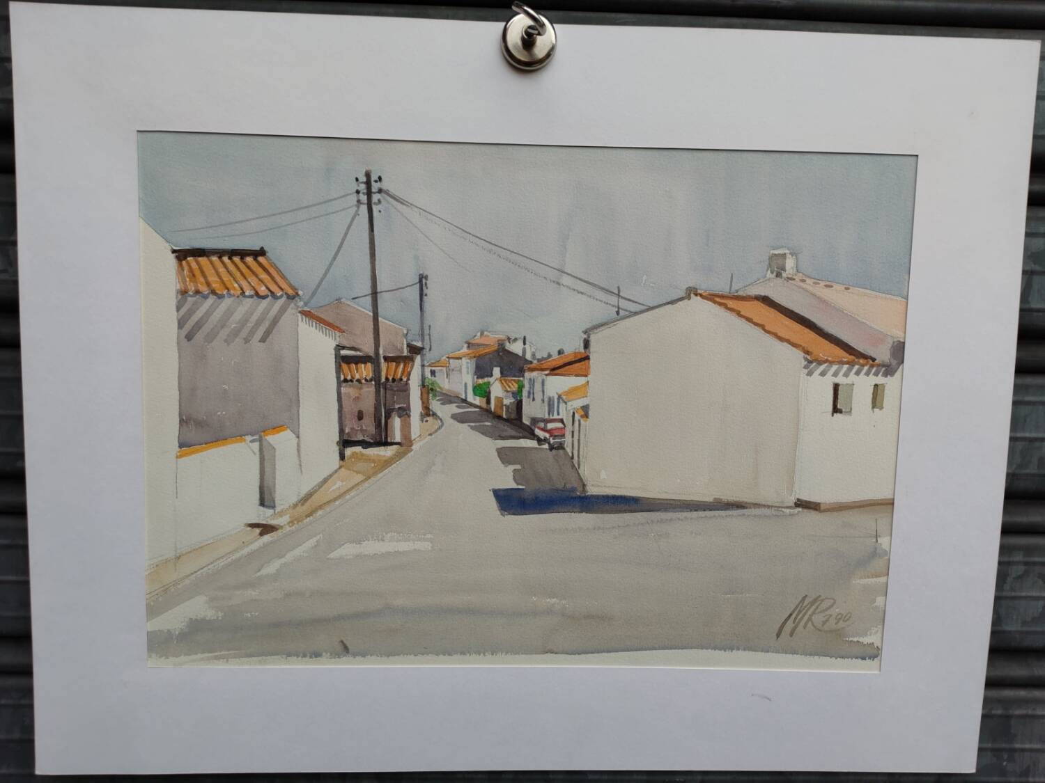 Watercolour by Michel Roubille, 1990.