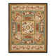 Handmade European Vintage Aubusson Kilim 281 cm x 364 cm