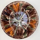 Jaseba tray, majolica, glazed ceramic, germany 1970s