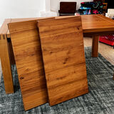 Solid elm dining table