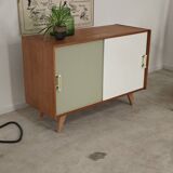 U-452 Green and White Sideboard by Jiri Jiroutek for Interier Praha 1960