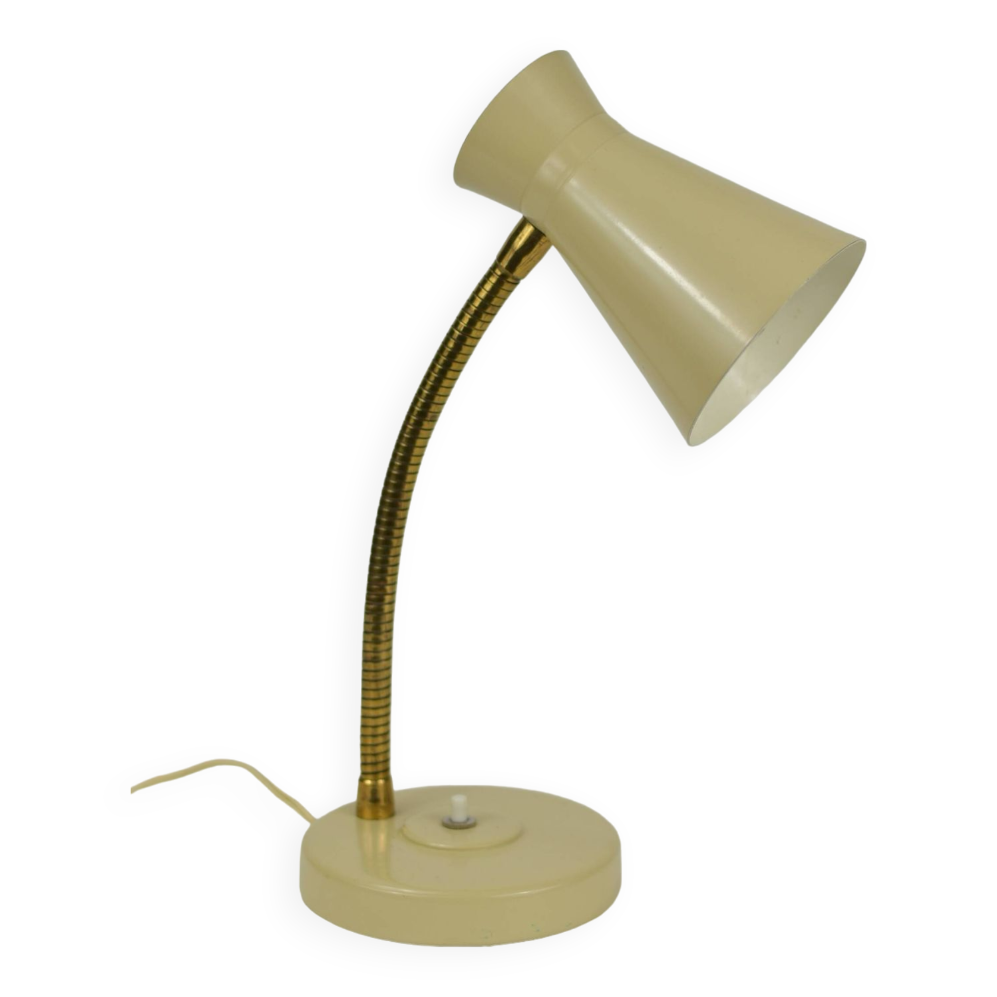 Vintage metal bedside lamp