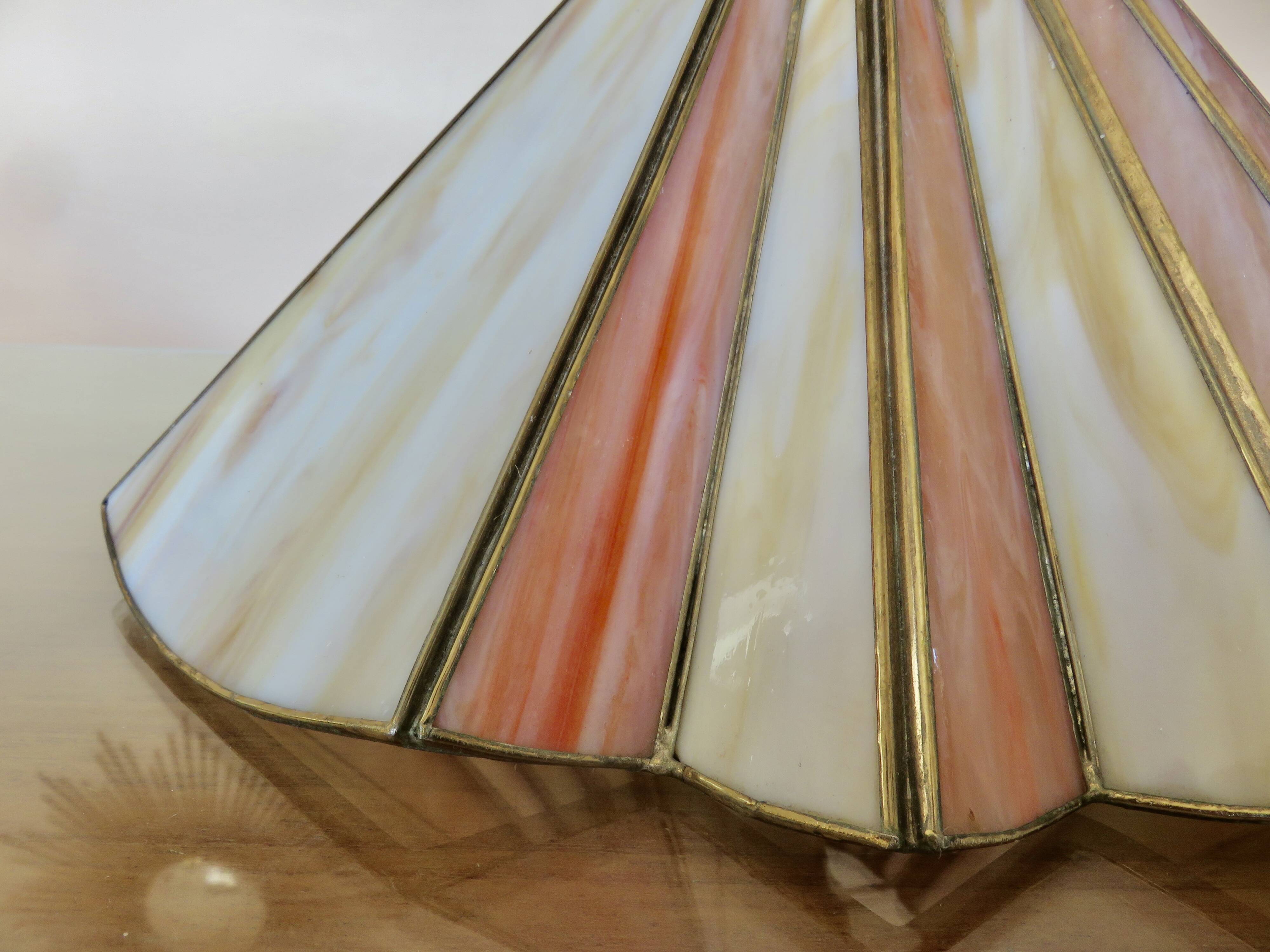 Suspension in glass paste and brass, 1970s