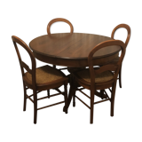 Wooden round table