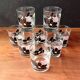 9 luminarc glasses model anaïs black rose vintage whisky glass