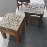 Pair of stools former teller PTT