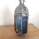 Old oriental lantern in metal and colored glasses - 1960