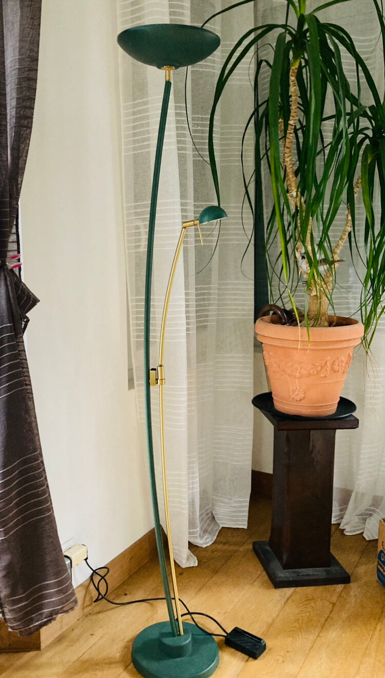 Floor lamp goupil creation made in france making halogen and e-reader (available)
