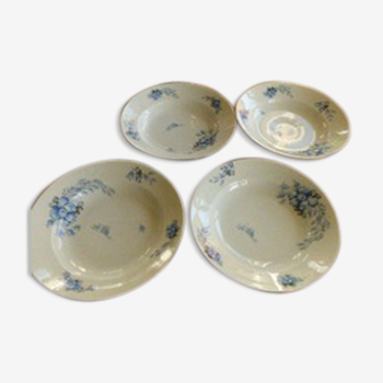 BH porcelain soup plates