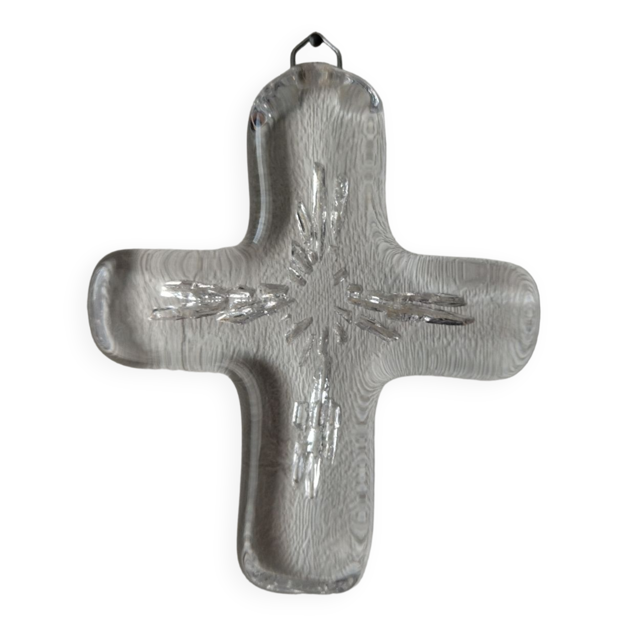 Daum France crusifix cristal