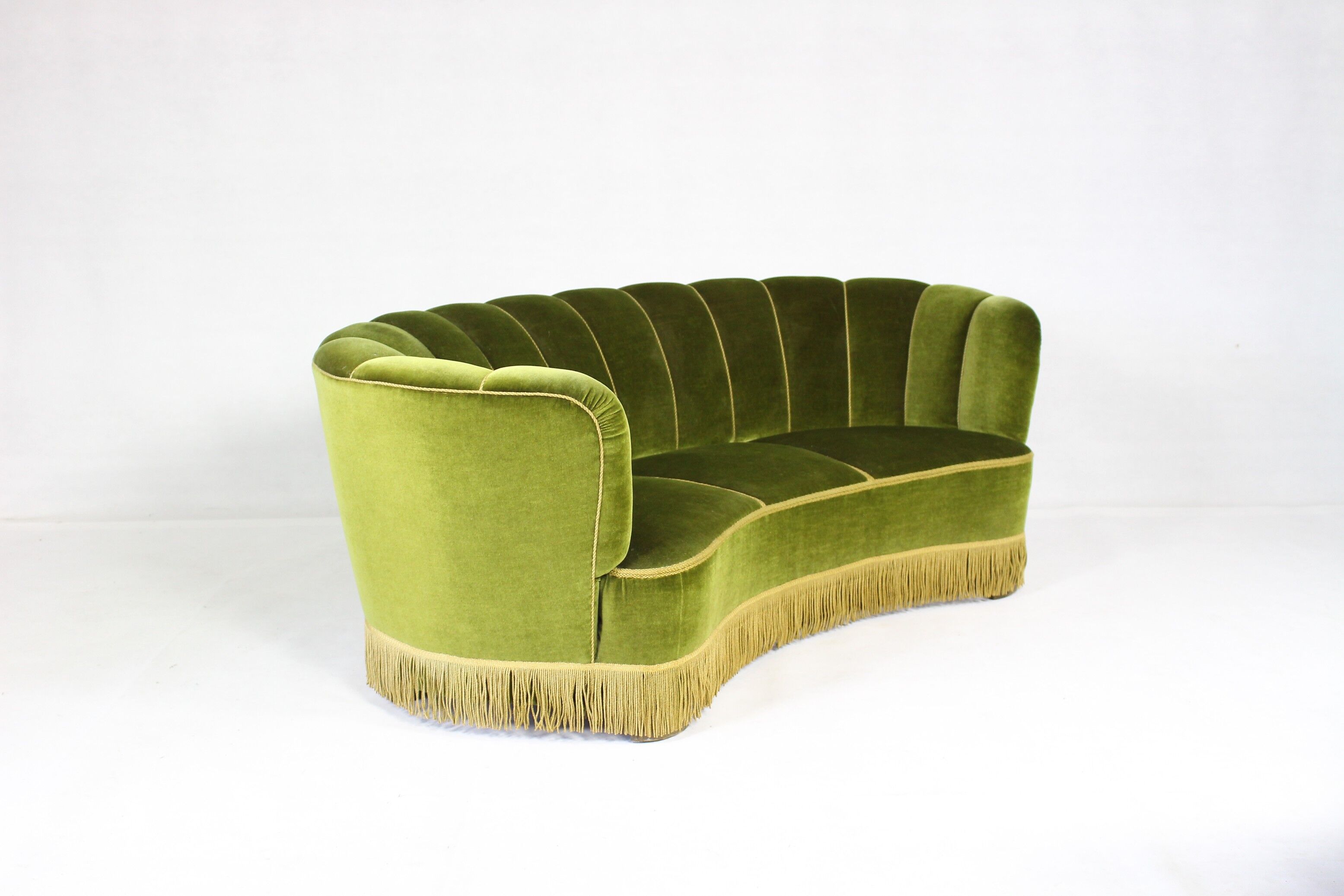 Danish curved banana sofa, 1940