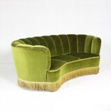Danish curved banana sofa, 1940