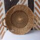 Panier en osier plat