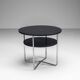 Table basse Thonet avec cadre tubulaire