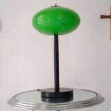 Vintage 1990s lamp with glass shade