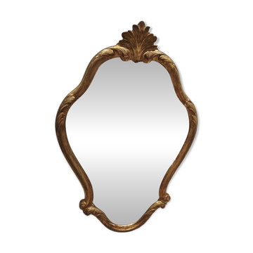 Louis XV style mirror (75.5 cm x 49 cm)