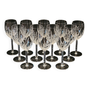 12 Verres A Vin Blanc