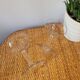 Set of 2 flat champagne glasses