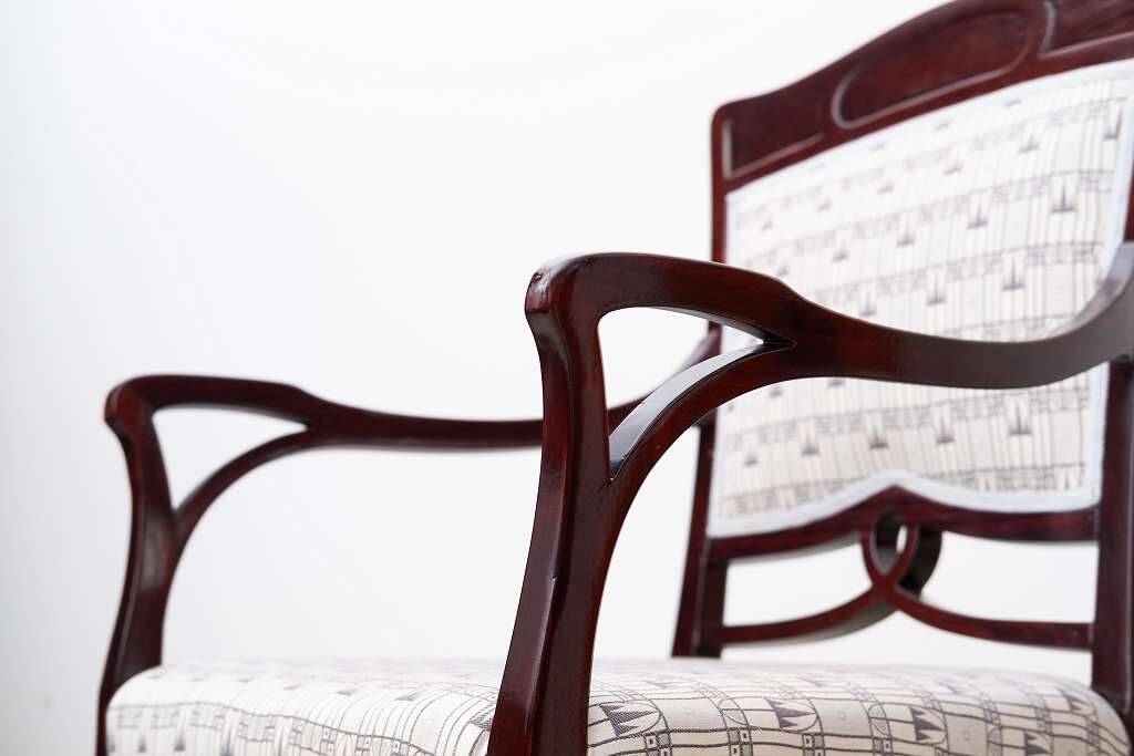 2 chaises Art Nouveau originales vers 1900/1905