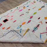Handmade wool Berber rug 300 X 186 CM