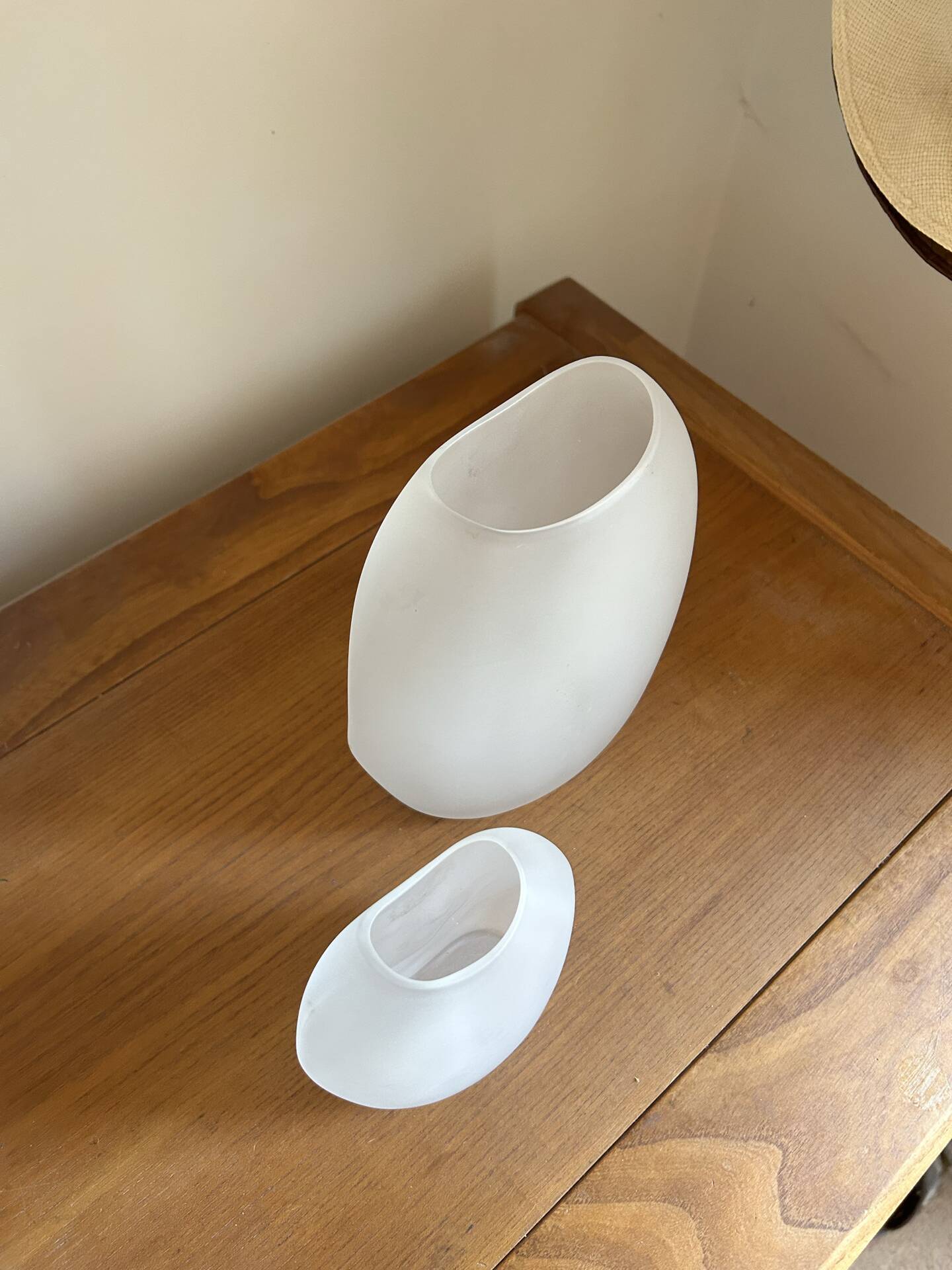 Pair of Vintage Hermès Pebble Vases