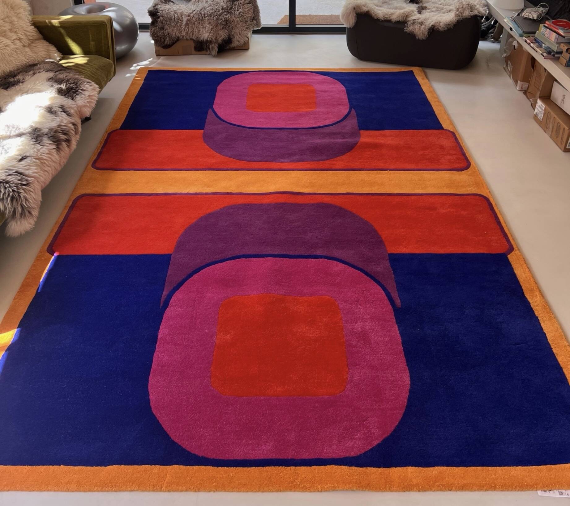 Tapis Jean-Pierre Garrault collab Monoprix Prisunic