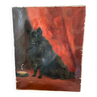 Tableau huile sur toile ancien