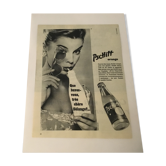 Affiche publicitaire pschitt authentique