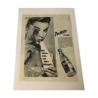 Authentic pschitt advertising poster