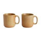 Pair of sandstone cups