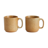 Paire de tasses en grès