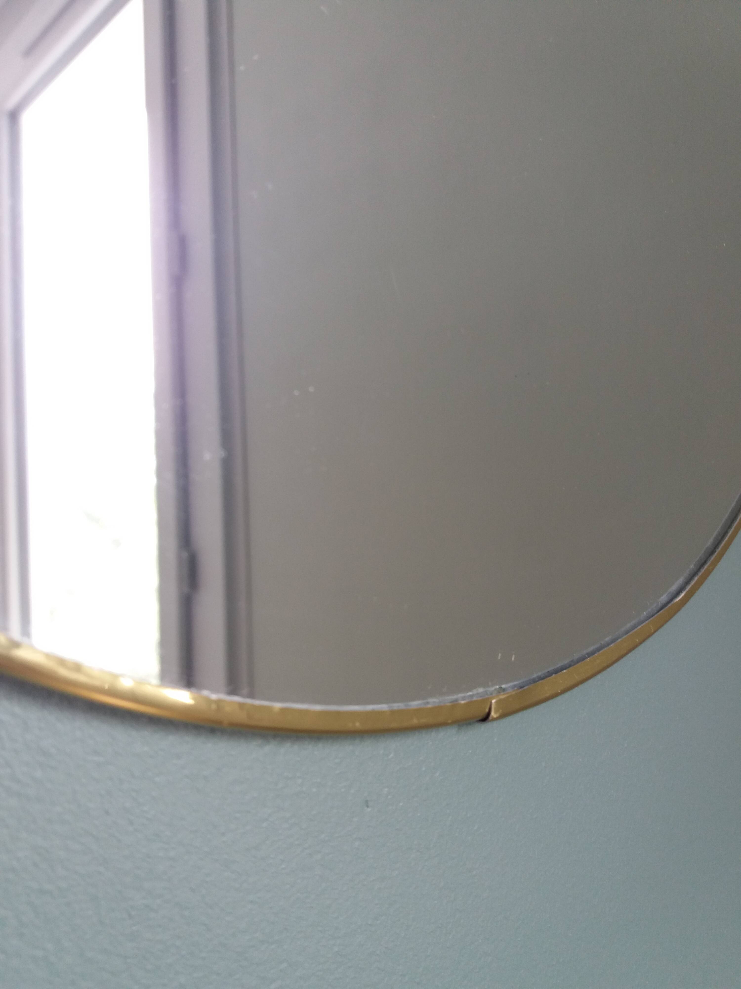 3 miroirs ronds métal doré, diametre 35, 30 et 20 cm