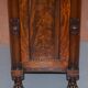 Paire de Grands Cabinets Latéraux William IV 1830 en Bois Massif Flammé avec Tiroirs