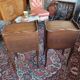 Pair of Louis XV style niche bedside tables
