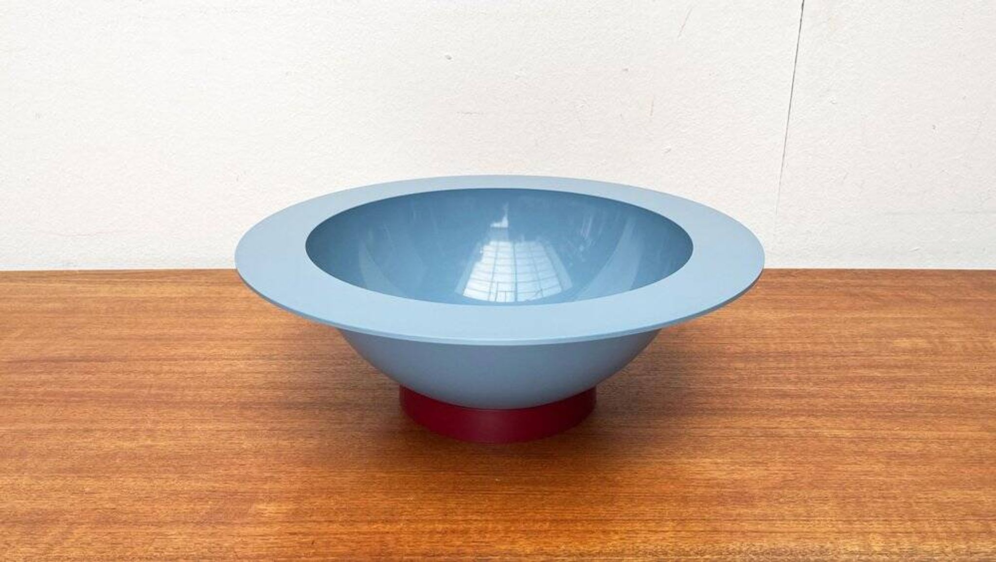 Euclid salad bowl from the Italian postmodern series by Michael Graves for Alessi, 1980s.