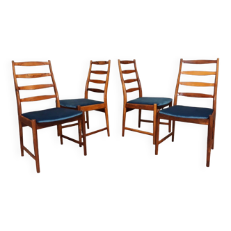 Rosewood Chairs Torbjorn Afdal Denmark Mid-Century