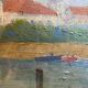 Tableau ancien, Marine, années 40