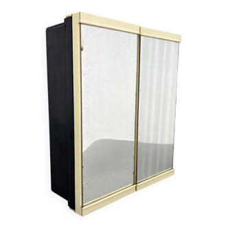 1960's Plastic Bathroom Wall Cabinet with Mirror