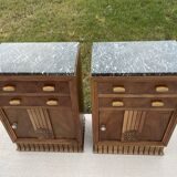 Pair of art deco occasional furniture or bedside tables