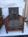 Paire fauteuils style club léopard  vintage