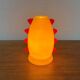 Postmodern glass table lamp from Trait D'Union, 1980s.