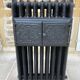 CAST IRON RADIATOR FLAT HEATER 9 elements 3 columns rococo floral patterns