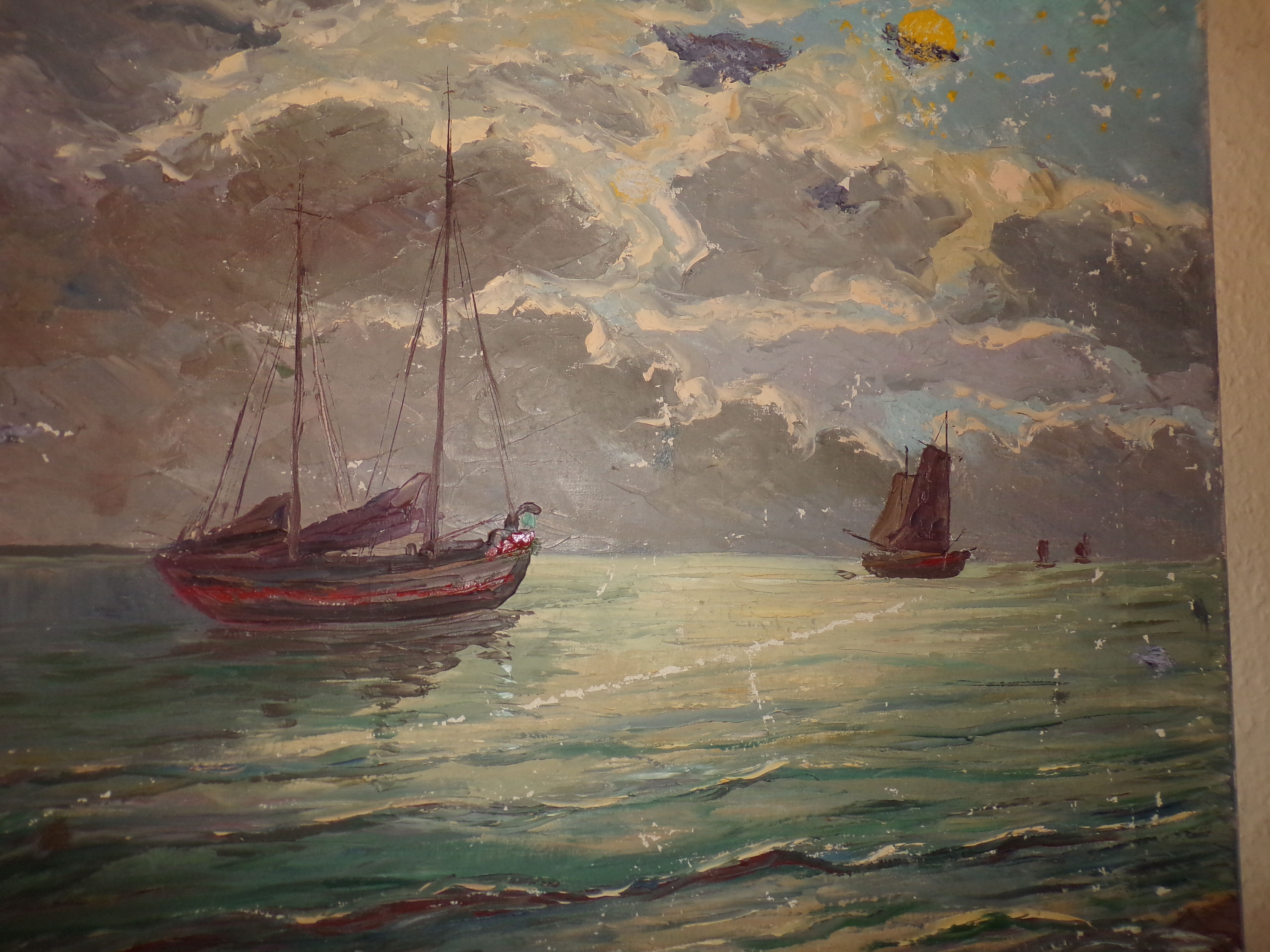 Oil on canva, marine decor