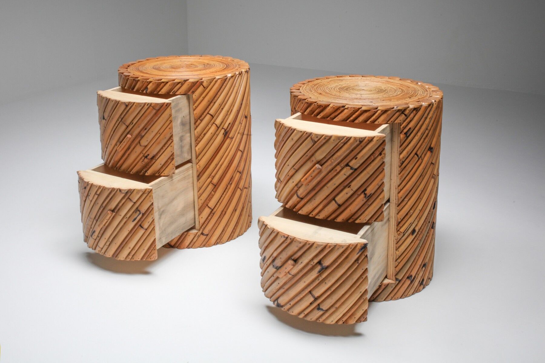 Paire de tables d'appoint Vivai del Sud 1970