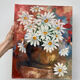 Huile sur toile bouquet de fleur tableau ancien
