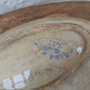 Antique U&C ceramic thorn bowl
