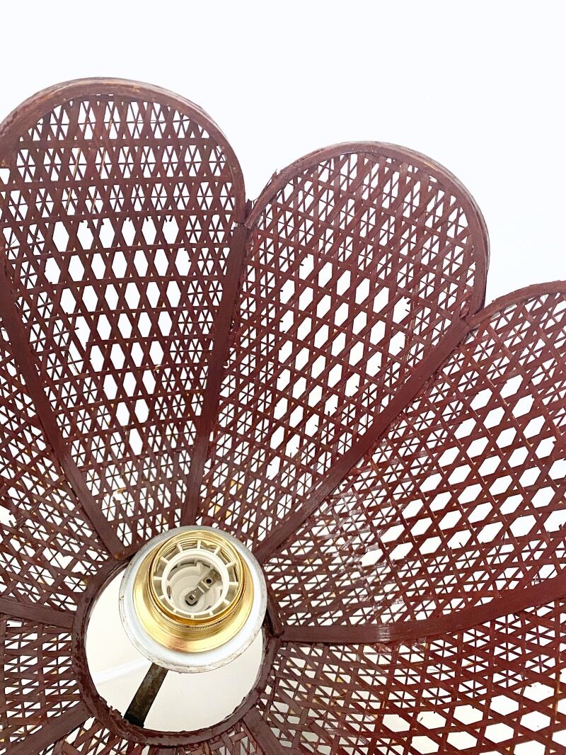 Suspension flower wood and cannage