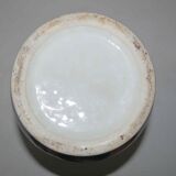 Vase or asian potiche pattern koi carps early xxth
