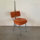 Chaise moumoute orange 60